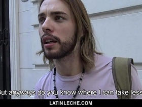LatinLeche Latino Kurt Cobain Lookalike Fucks Horny Cameraman For Cash