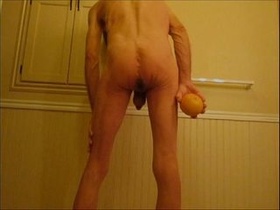 Grapefruit and Ass Stretching Fist Fucking