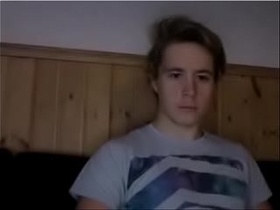 Denmark, Nice Boy With Lush Ample Ass On Doggy On Webcam