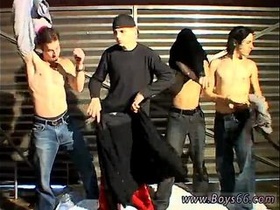 guys bang-out youthful old urinating video Garage Piss Orgy For Justin