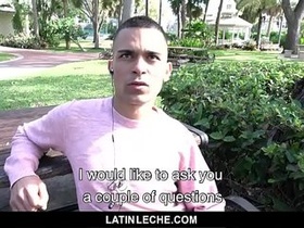 LatinLeche - Penniless Brazilian man sucks and fucks a stranger